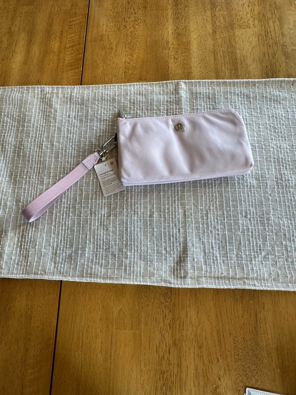 Lululemon Light Pink Wristlet